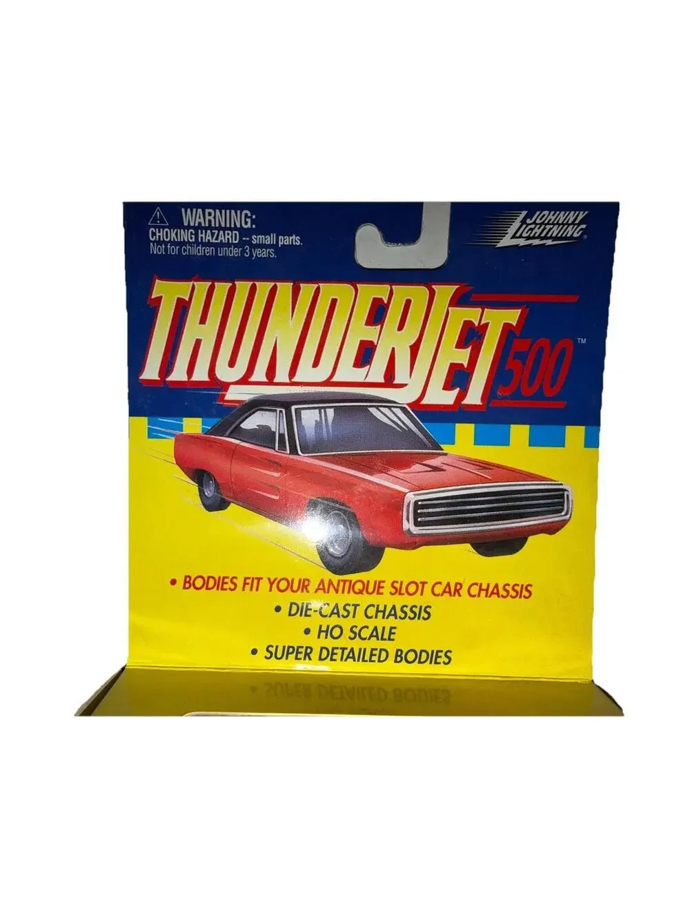 Johnny Lightning Thunderjets 500 Chevy Corvette Pull-Back Diecast 1:64 Scale